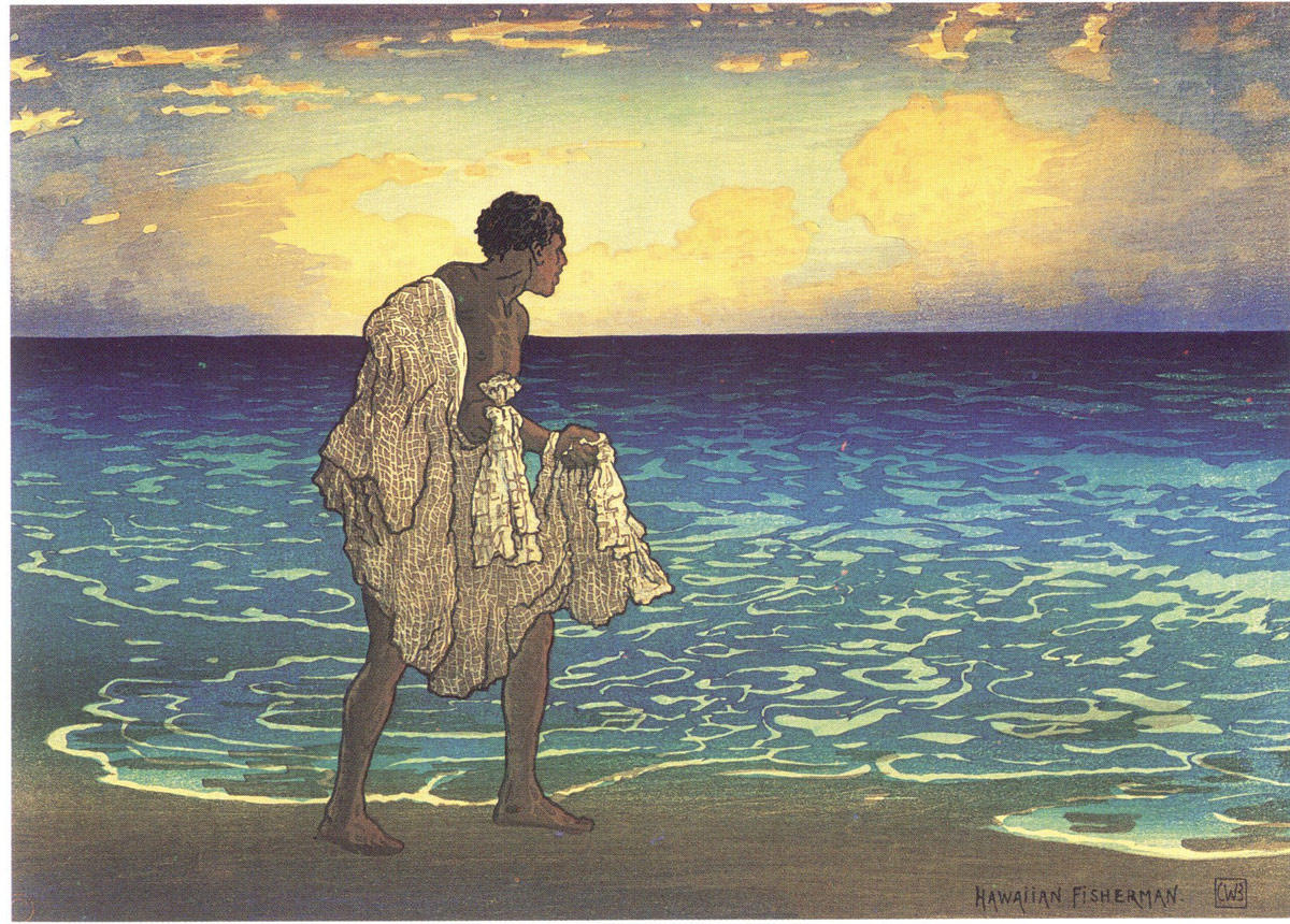 bilde "hawaiian fisherman"